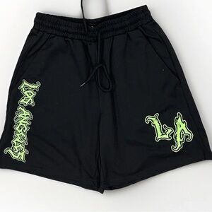 Men Shorts LA Graphic Print Logo